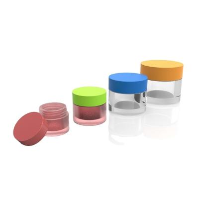 Chine AS Matériaux de forme ronde Boîte en plastique vide pour vernis à ongles Gel UV 10g 20g 30g 50g 80g 100g à vendre