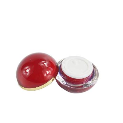 Chine Bouteille personnalisée Couleur 5g Cosmétiques Bocal en plastique en forme de boule avec récipient acrylique à vendre