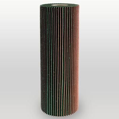 China Fine grinding Non-Woven Brush Roll Stainless Steel Wire Drawing Brush Roll Scouring Pad Brush Roll For Metal Polishing Grinding Deburring for sale