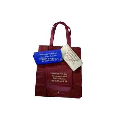 China Recyclable Eco Friendly Non Woven Folding Bag , Shopping Bag for sale