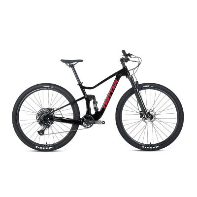 China Laser Design 29er Full Suspension Carbon Fiber Mountain Bike UV Colorful FOREST SX-12 New Full Speed MTB Bike Bicycle for sale