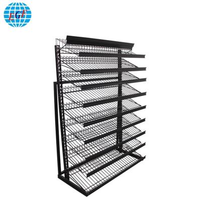 China Dismantled candy wholesale multi-function battery Cd dvd wire storage display rack retail shelf rack for sale