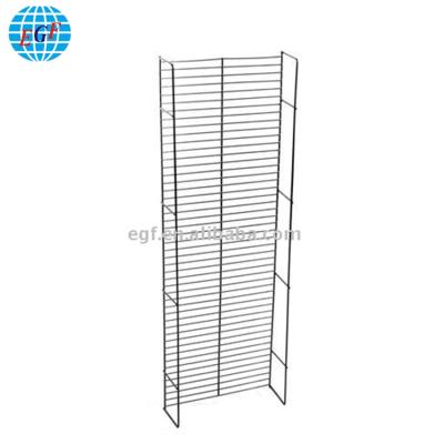 China EGF-89-PW-16 Customized Multifunctional Metal Floor Wire Grid Display Panel Stand for sale