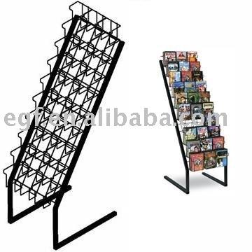 China Free standing DVD display stand / video game stand for sale