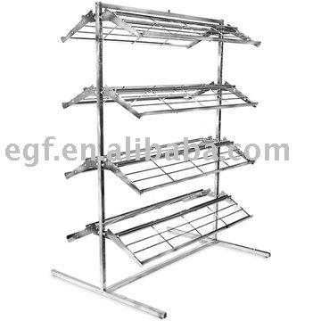 China floor standing & double sided shoes display rack/shoe display mount for sale