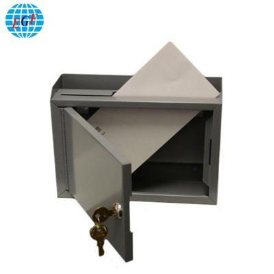 China Versatile wall mount or metal countertop OEM donation box that can be used as a suggestion or drop box for sale