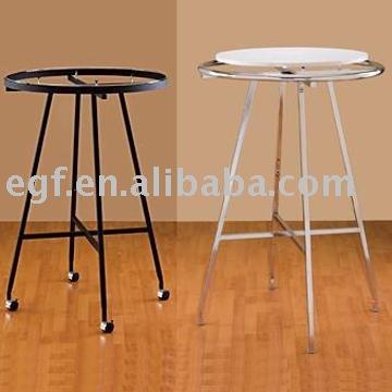China round & metal rolling circular turn to turn T-shirt textile garment clothing shopping display rack rack shelf for sale