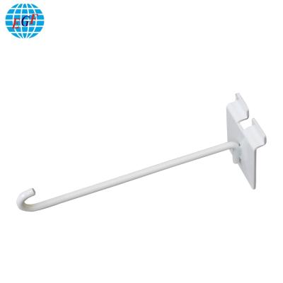 China High Quality Welded Wire Metal Display Chrome Steel Hook For Slat Wall for sale