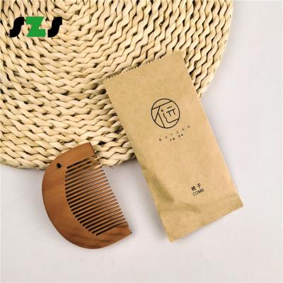 China Natural Wooden Wide Tooth Hair Comb for sale