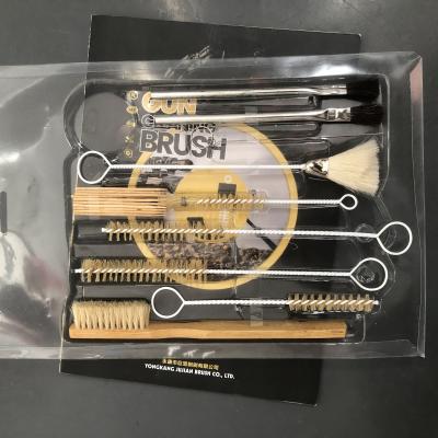China Hunting Cleaning Products Parts Rods Aluminum Pistol Kit Guns Ak 47 Gun Rifle Kits Hunting Cleaning Kit Tool Universal Brush Cloth for sale