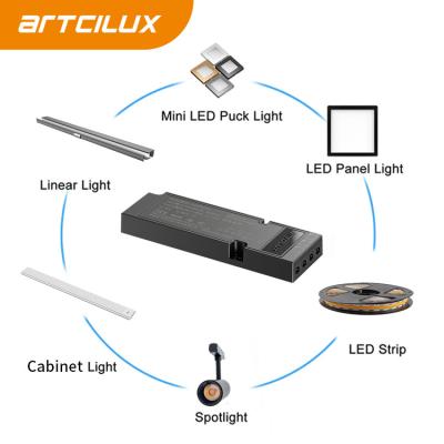 China 15-60W Output Power Smart Power Supply Ultra Slim Design Door Trigger Method for Industrial for sale