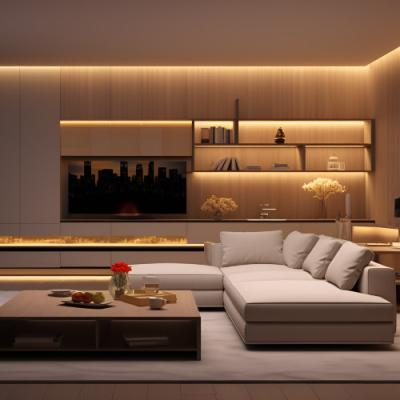 China Oblique Reflection Luminescence Design LED Light Aluminium Profile A220EA for sale