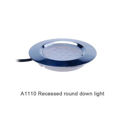 Cina 3.0w 12v DC LED Puck Lights Bianco / Nero 3000K/4000K/6400K O doppio CCT 2700K-6400K A1110 in vendita