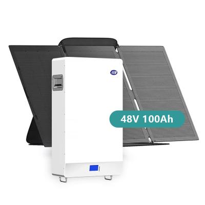 Chine LiFePO4 batterie murale 5Kwh Système de stockage d'énergie à domicile 48V 100Ah à vendre