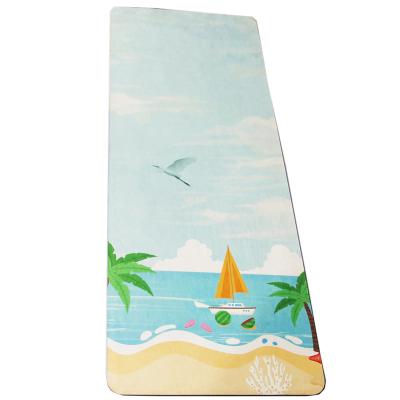 Chine Mat de caoutchouc écologique pour le yoga et le pilates longs avec luming YM-009 à vendre