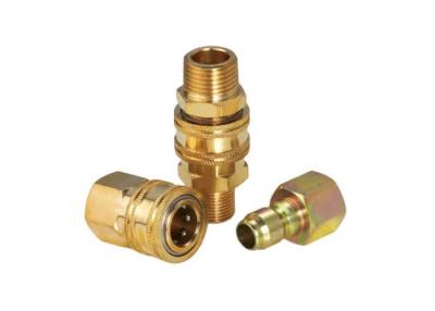 Cina 1/4 CNC Machining Brass Quick Coupler Compatible With Parkera Hansen St in vendita