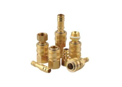 중국 1.6MPa Single Handed Brass Quick Couplings Semi Automatic Type 판매용