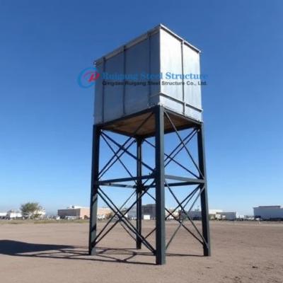 China Galvanized Steel Structure Water Tank Tower Stand For 10000 Litre Water Tank In Africa for sale