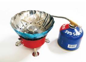 China 560g Flood Rescue Equipment Stove Folded Kettle Butane Gas Fuel for sale
