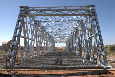 Chine Poids léger en acier provisoire préfabriqué de pont de botte de structure simple à vendre