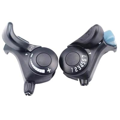 China MTB Road Bike Cheap 1 Pairs TX30 Bicycle Shift Lever 6 7s 18 21 Speed Derailleur Grip Shift for sale