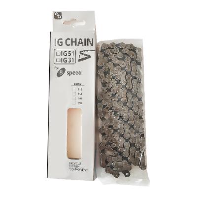 China Mountain Bike 8 Speed Bicycle Chain IG51 Bicycle Chain For Mountain Bike Road Bike Chain for sale