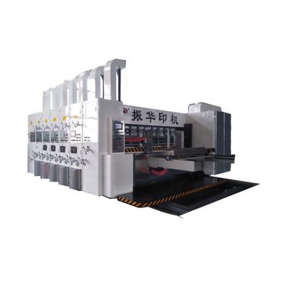 China ZH-SYKM4215-2400 High Speed CLOTHING Cardboard Box Printing Slotting Die Cutting Machine for sale
