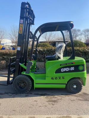 Chine 1 tonne de chariot élévateur électrique avec pneus avant solides et direction hydraulique pour entrepôt à vendre