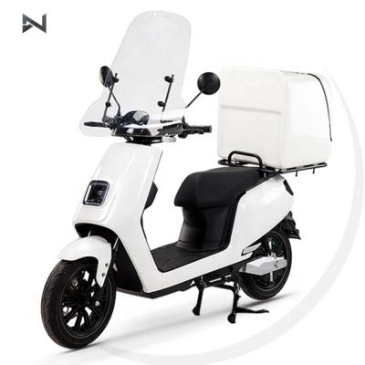 China 3000W EEC Delivery Electric Motorcycle Moped Scooter With Pedals 90 / 90 - 12