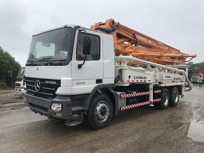 Chine Placement des camions de 37M Equipment Concrete Pumping, machine d'ouvrier chargé des pompes de Beton de 5 booms à vendre