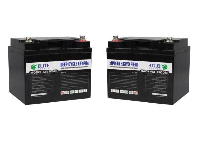 Китай Батарея водоустойчивого фосфата лития IP54 12V 60Ah перезаряжаемые продается