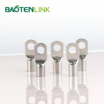 China A.W.G. Terminal Hooks Cable Good Electrical Conductivity SC50-8 Copper Battery Cable Hook 2.5mm Connector Terminal 1/0 50mm2 for sale