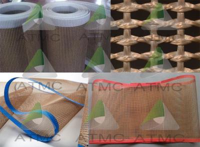 China Heat Resistant Coated Fabric BELT TF PTFE Coated Conveyor Belts for sale