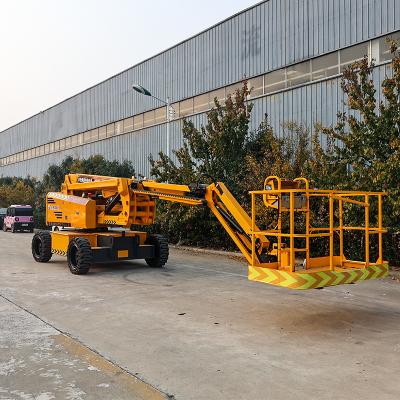 China Manufacturing Plant Lower Price electric lifting bucket type Self walking aerial work vehicle price for sale