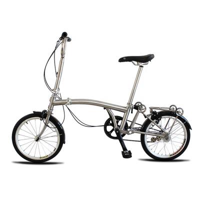 China Factory Supply Titanium Folding Bike 20 Speed 6 Inches for sale
