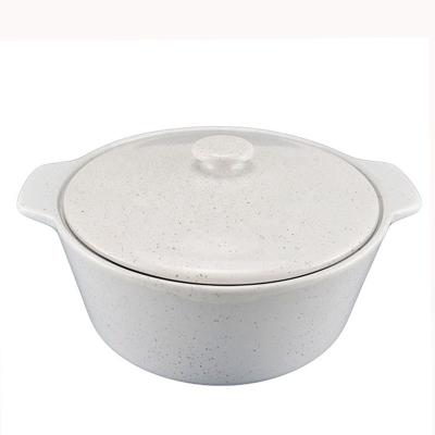 China Sustainable Nordic Turkey Seafood Casserole Pot Good Value Ceramic Baking Dish With Lid for sale