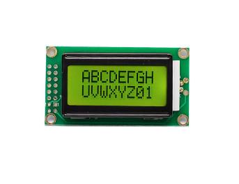 Cina Modulo LCD ISO9001 del carattere di verde giallo di STN: 2008/ROHS diplomato in vendita