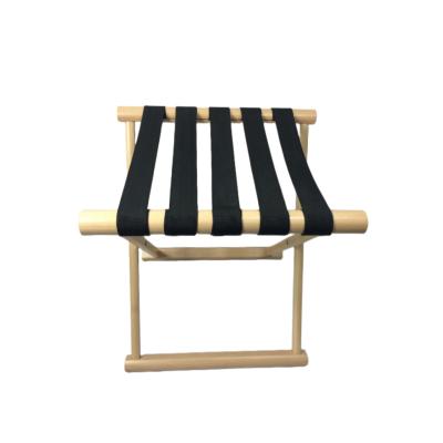 China 100% Eco-friendly Custom Modern Simple Hotel Furniture Hotel Furniture Solid Wood Foldable Luggage Racks for sale