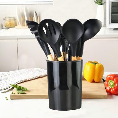 China Viable kitchen utensils kitchen utensils silicone utensils cocina set cookware accessories kitchen silicone Amazon hot selling set for sale