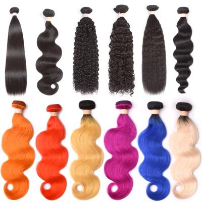China Original Remy Human Hair Allrun Factory Vietnam Remy Hair Red Ombre Hair Red Color Pure Original Human Hair Extensions Wholesale for sale