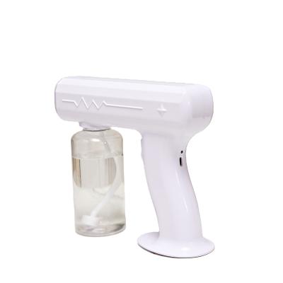 China 18W Cordless Electric Blue Spray Gun Electric Ray Spray Gun Alcohol Disinfection Garden Tools With Powerful Water Pump for sale