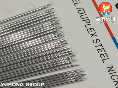 China 21G Lancet punt injectie naald, medisch gehalte roestvrij staal naald buis, ISO9626 SUS304 Te koop