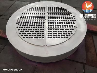 China ASME SA182 F304 / F304L Tubesheet for Heat Exchanger Tube bundle for sale
