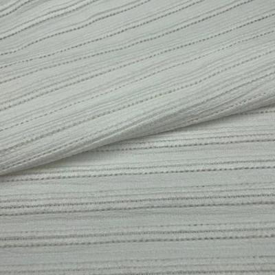 China Viable Newcomers White Polyester Elastane Crochet Jacquard Lace Fabric for sale