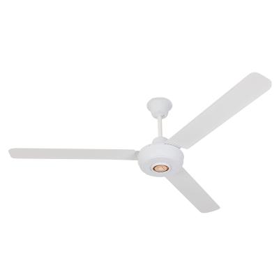 China Modern High Speed Energy Saving Industrial Electric Home Ceiling Fans 56 Inch White Metal Blades Ceiling Fan 220v Electric Power Three for sale
