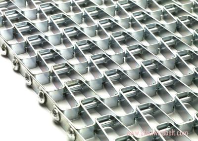 China High Grade Stainless Steel Wire Belt , Flat Wire Conveyor Belt Honeycomb Metal for sale