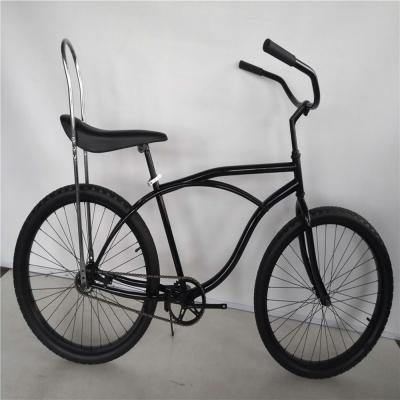 China Steel Adult Mens Lowrider Bike Size 26 Inch 3 Speed Beach Cruiser Bicycle for sale