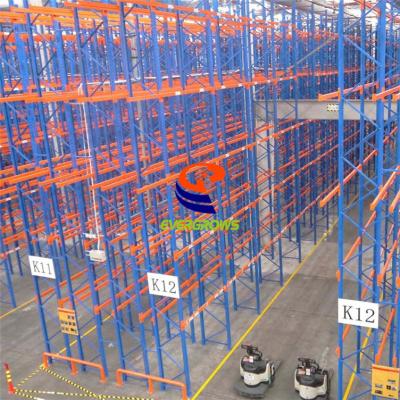China Corrosion Protection Heavy Duty Steel Evergrows Warehouse Pallet Shelving Double Deep Pallet Racking System for sale