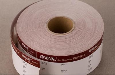 China Rolo autoadesivo das etiquetas das bebidas do alimento para máquinas de etiquetas automáticas completas à venda