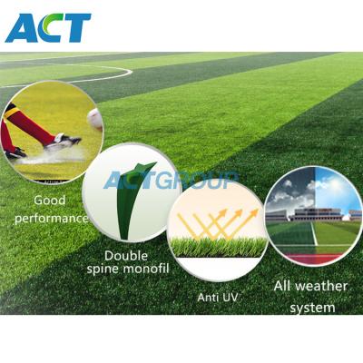 China Professional 60mm Quality Football PRO FIFA PE Synthetic Turf Football Artificial Grass For Wholesale for sale